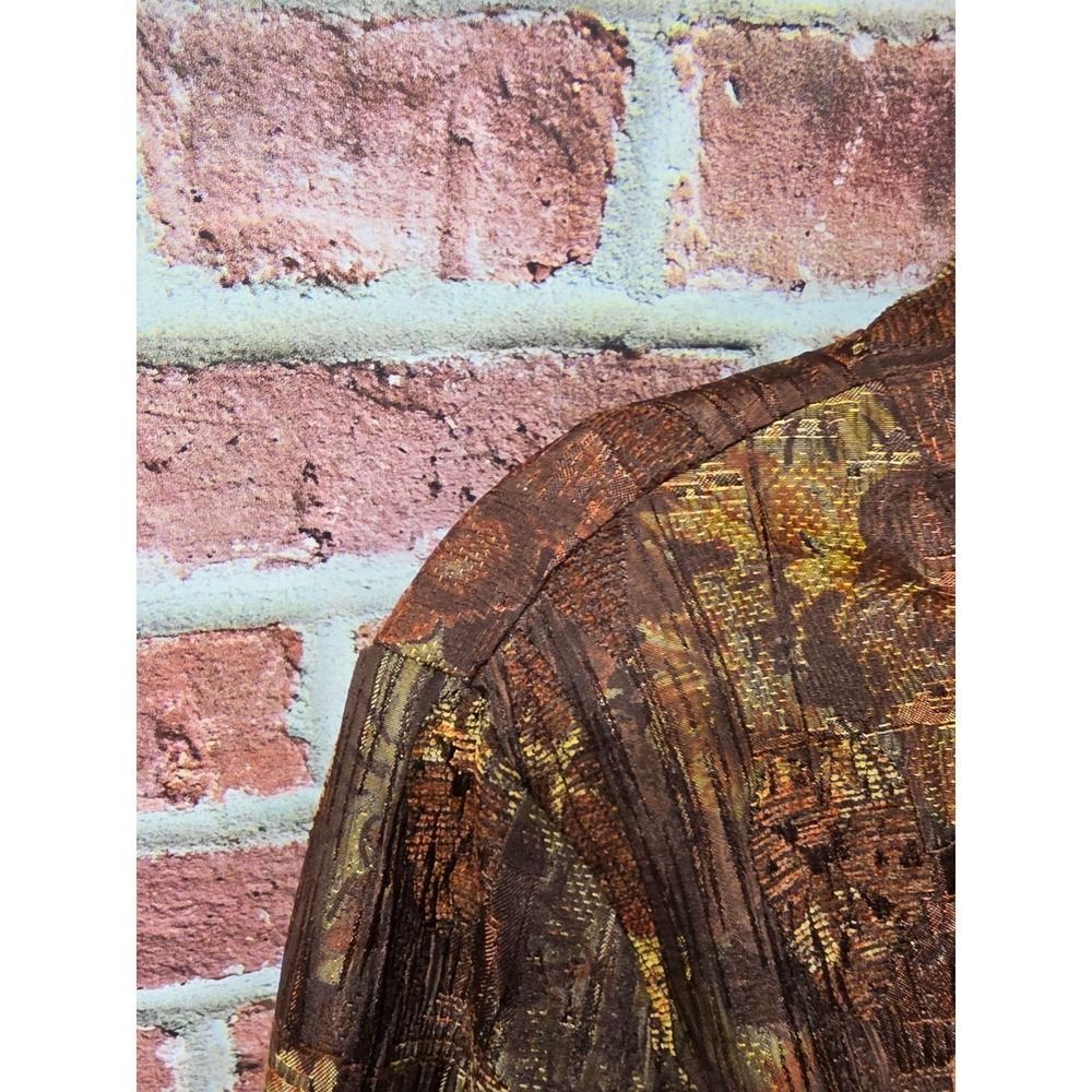 Women's COLDWATER CREEK Abstract Print Lined Jacket Size 16 - Picture 4 of 8